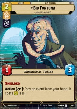 Bib Fortuna, Jabba's Majordomo⁣ - Spark of Rebellion: Extras⁣ (Uncommon)⁣ [440]