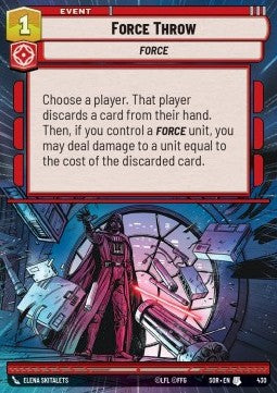 Force Throw⁣ - Spark of Rebellion: Extras⁣ (Uncommon)⁣ [430]