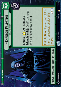 Emperor Palpatine, Galactic Ruler (V.1)⁣ - Spark of Rebellion: Extras⁣ (Rare)⁣ [273]