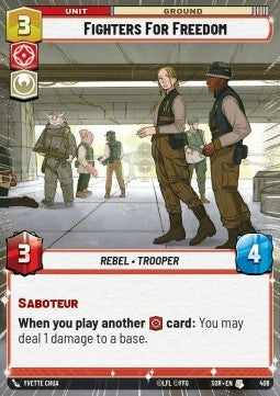 Fighters for Freedom⁣ - Spark of Rebellion: Extras⁣ (Uncommon)⁣ [406]