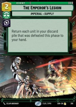 The Emperor's Legion - Spark of Rebellion: Extras (Rare) [XSOR-355]