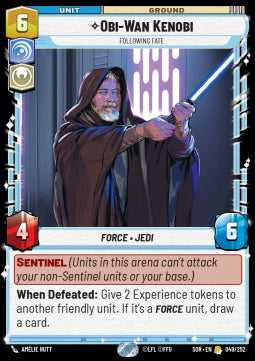 Obi-Wan Kenobi, Following Fate (V.1)⁣ - Spark of Rebellion⁣ (Rare)⁣ [049]