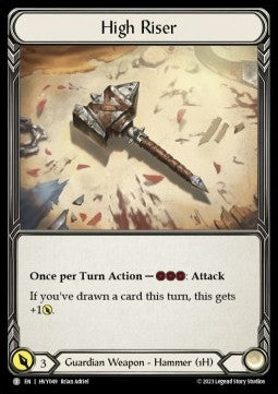 High Riser (Cold Foil)⁣ - Heavy Hitters⁣ (Token)⁣ [049]