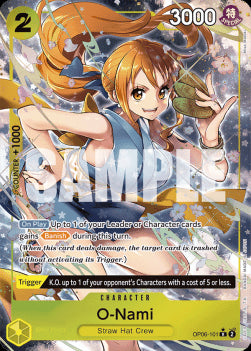 O-Nami (OP06-101) (V.2)⁣ - Wings of the Captain⁣ (Alternate Art)⁣ [101]