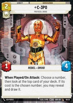 C-3PO, Protocol Droid⁣ - Spark of Rebellion: Organized Play⁣ (Common)⁣ [WP09]