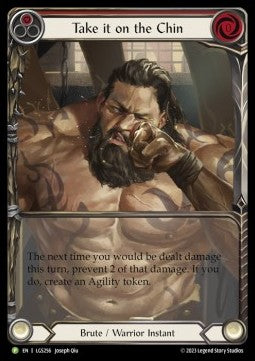Take it on the Chin (Extended Art Rainbow Foil)⁣ - LGS Promos⁣ (Promo)⁣ [256]