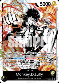 Monkey.D.Luffy (ST13-003) (V.2)⁣ - Ultra Deck: The Three Brothers⁣ (Alternate Art)⁣ [003]
