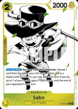 Sabo (ST13-007) (V.2)⁣ - Ultra Deck: The Three Brothers⁣ (Alternate Art)⁣ [007]