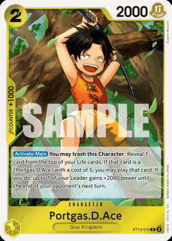 Portgas.D.Ace (ST13-010) (V.1)⁣ - Ultra Deck: The Three Brothers⁣ (Common)⁣ [010]