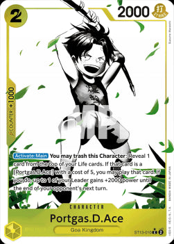 Portgas.D.Ace (ST13-010) (V.2)⁣ - Ultra Deck: The Three Brothers⁣ (Alternate Art)⁣ [010]