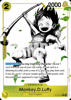 Monkey.D.Luffy (ST13-014) (V.2)⁣ - Ultra Deck: The Three Brothers⁣ (Alternate Art)⁣ [014]