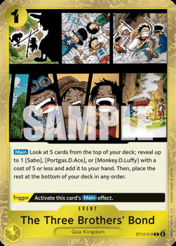 The Three Brothers' Bond (ST13-019)⁣ - Ultra Deck: The Three Brothers⁣ (Common)⁣ [019]
