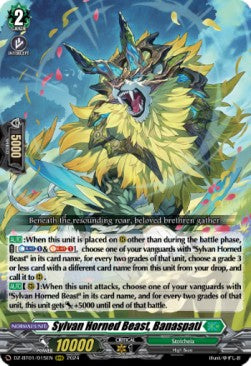 Sylvan Horned Beast, Banaspati [D-Format] (V.1 - Triple Rare)⁣ - Fated Clash⁣ (Triple Rare)⁣ [015]