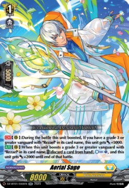 Aerial Sage [D-Format] (V.1 - Double Rare)⁣ - Fated Clash⁣ (Double Rare)⁣ [040]