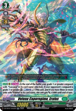 Veleno Caporegime, Erafus [D-Format] (V.1 - Double Rare)⁣ - Fated Clash⁣ (Double Rare)⁣ [043]