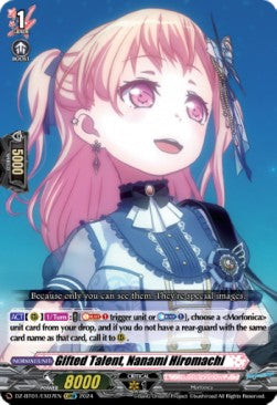 Gifted Talent, Nanami Hiromachi [D-Format] (V.1 - Feature Rare)⁣ - Fated Clash⁣ (Feature Rare)⁣ [EX07]