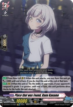 Place that was Found, Rana Kaname [D-Format] (V.1 - Feature Rare)⁣ - Fated Clash⁣ (Feature Rare)⁣ [EX16]