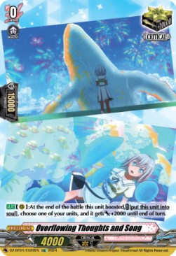 Overflowing Thoughts and Song [D-Format] (V.1 - Feature Rare)⁣ - Fated Clash⁣ (Feature Rare)⁣ [EX22]