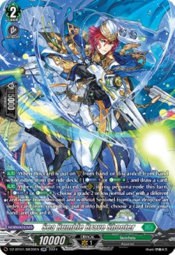 Sea Rumble Brave Shooter  (V.3 - Silver Rare) - Fated Clash (Silver Rare) [DZ-BT01-SR30]
