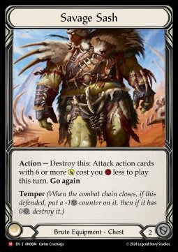Savage Sash (Rainbow Foil)⁣ - Armory Deck: Kayo⁣ (Majestic)⁣ [004]
