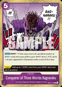 Conquerer of Three Worlds Ragnaraku (EB01-039)⁣ - Memorial Collection⁣ (Rare)⁣ [039]