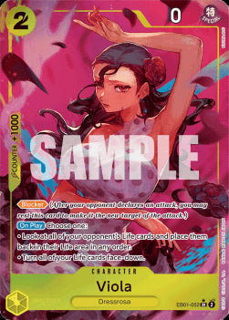 Viola (EB01-052) (V.2)⁣ - Memorial Collection⁣ (Alternate Art)⁣ [052]