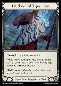 Heirloom of Tiger Hide (Cold Foil) - Part the Mistveil (Rare) [MST-049]