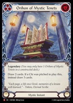 Orihon of Mystic Tenets (Rainbow Foil)⁣ - Part the Mistveil⁣ (Majestic)⁣ [080]