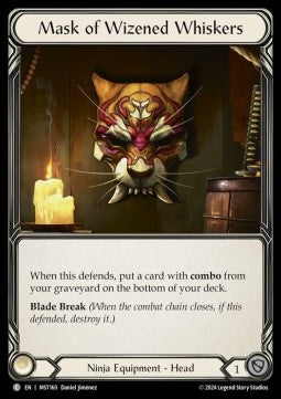 Mask of Wizened Whiskers (Cold Foil) - Part the Mistveil (Common) [MST-160]