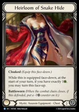 Heirloom of Snake Hide (Cold Foil)⁣ - Part the Mistveil⁣ (Rare)⁣ [005]