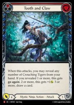 Tooth and Claw (Rainbow Foil) - Part the Mistveil (Majestic) [MST-051]