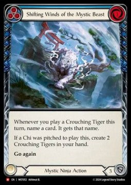 Shifting Winds of the Mystic Beast (Rainbow Foil)⁣ - Part the Mistveil⁣ (Majestic)⁣ [052]