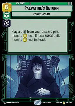 Palpatine’s Return⁣ - Shadows of the Galaxy⁣ (Rare)⁣ [094]
