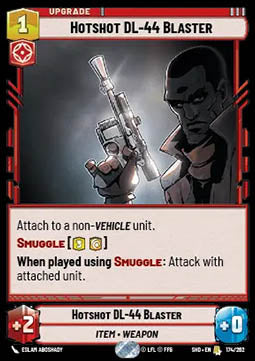 Hotshot DL-44 Blaster⁣ - Shadows of the Galaxy⁣ (Rare)⁣ [174]