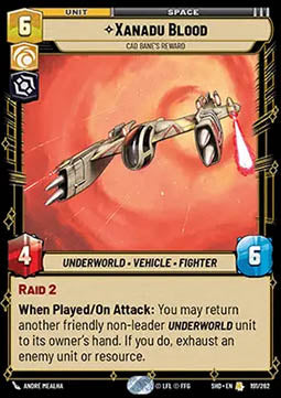 Xanadu Blood, Cad Bane’s Reward⁣ - Shadows of the Galaxy⁣ (Rare)⁣ [191]