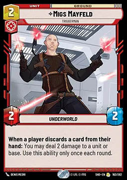 Migs Mayfeld, Triggerman⁣ - Shadows of the Galaxy⁣ (Rare)⁣ [163]