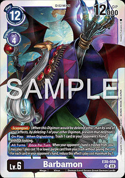 Barbamon (EX6-059) (V.1)⁣ - Infernal Ascension⁣ (Super Rare)⁣ [059]