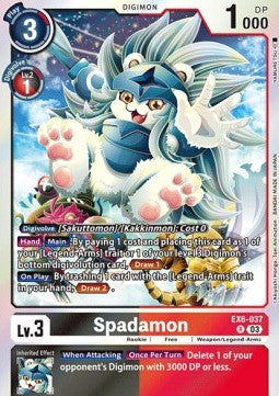 Spadamon (EX6-037)⁣ - Infernal Ascension⁣ (Rare)⁣ [037]