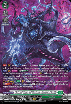 Fated One of Taboo, Zorga Nadir  (V.4 - Silver Rare) - Illusionless Strife (Silver Rare) [DZ-BT02-SR29]