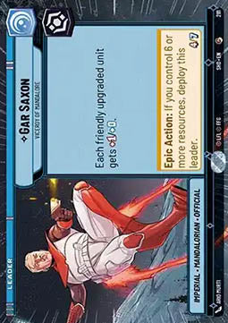 Gar Saxon, Viceroy of Mandalore (V.1)⁣ - Shadows of the Galaxy: Extras⁣ (Common)⁣ [281]
