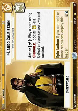 Lando Calrissian, With Impeccable Taste (V.1)⁣ - Shadows of the Galaxy: Extras⁣ (Rare)⁣ [296]