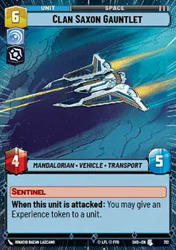 Clan Saxon Gauntlet⁣ - Shadows of the Galaxy: Extras⁣ (Uncommon)⁣ [312]