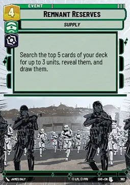 Remnant Reserves⁣ - Shadows of the Galaxy: Extras⁣ (Uncommon)⁣ [362]