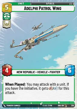 Adelphi Patrol Wing⁣ - Shadows of the Galaxy: Extras⁣ (Common)⁣ [370]