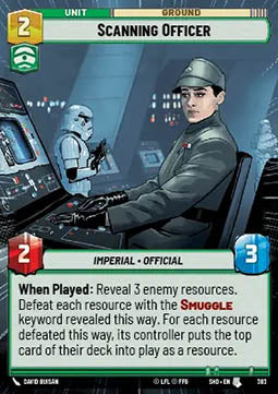 Scanning Officer⁣ - Shadows of the Galaxy: Extras⁣ (Uncommon)⁣ [383]