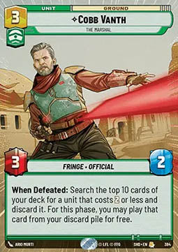 Cobb Vanth, The Marshal⁣ - Shadows of the Galaxy: Extras⁣ (Rare)⁣ [384]