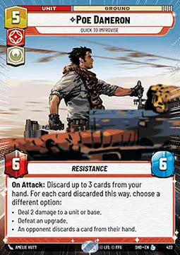 Poe Dameron, Quick to Improvise⁣ - Shadows of the Galaxy: Extras⁣ (Legendary)⁣ [422]