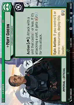 Moff Gideon, Formidable Commander (V.1)⁣ - Shadows of the Galaxy: Extras⁣ (Special)⁣ [P01]