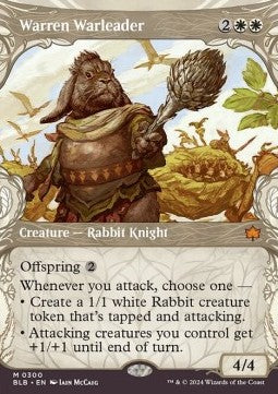 Warren Warleader - Bloomburrow: Extras (Mythic) [XBLB-300]