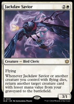 Jackdaw Savior⁣ - Bloomburrow⁣ (Rare)⁣ [18]